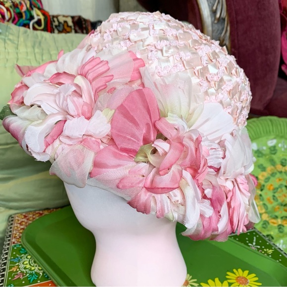 60s Floral Hat - Picture 8 of 8